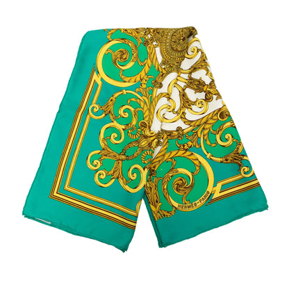 Hermès Les Tuileries Silk Scarf