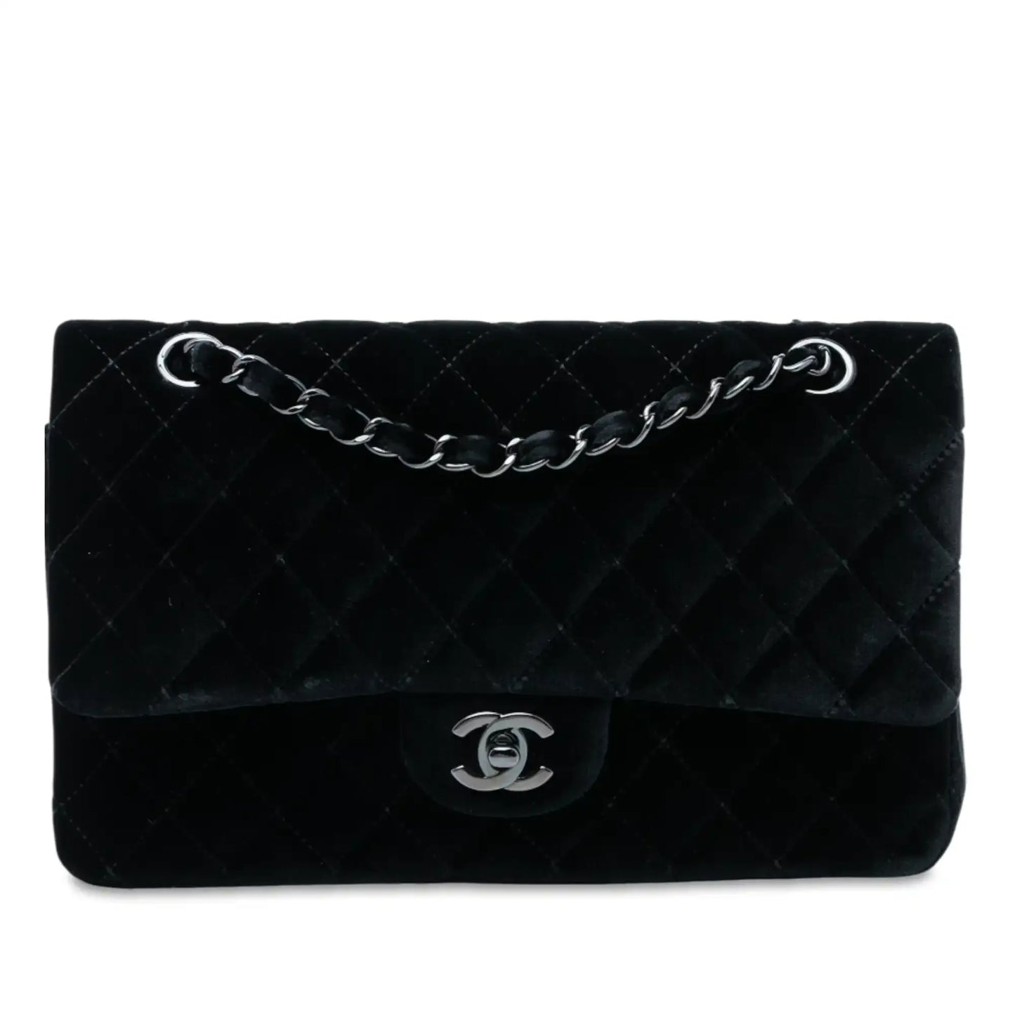Chanel Medium Classic Velvet Double Flap