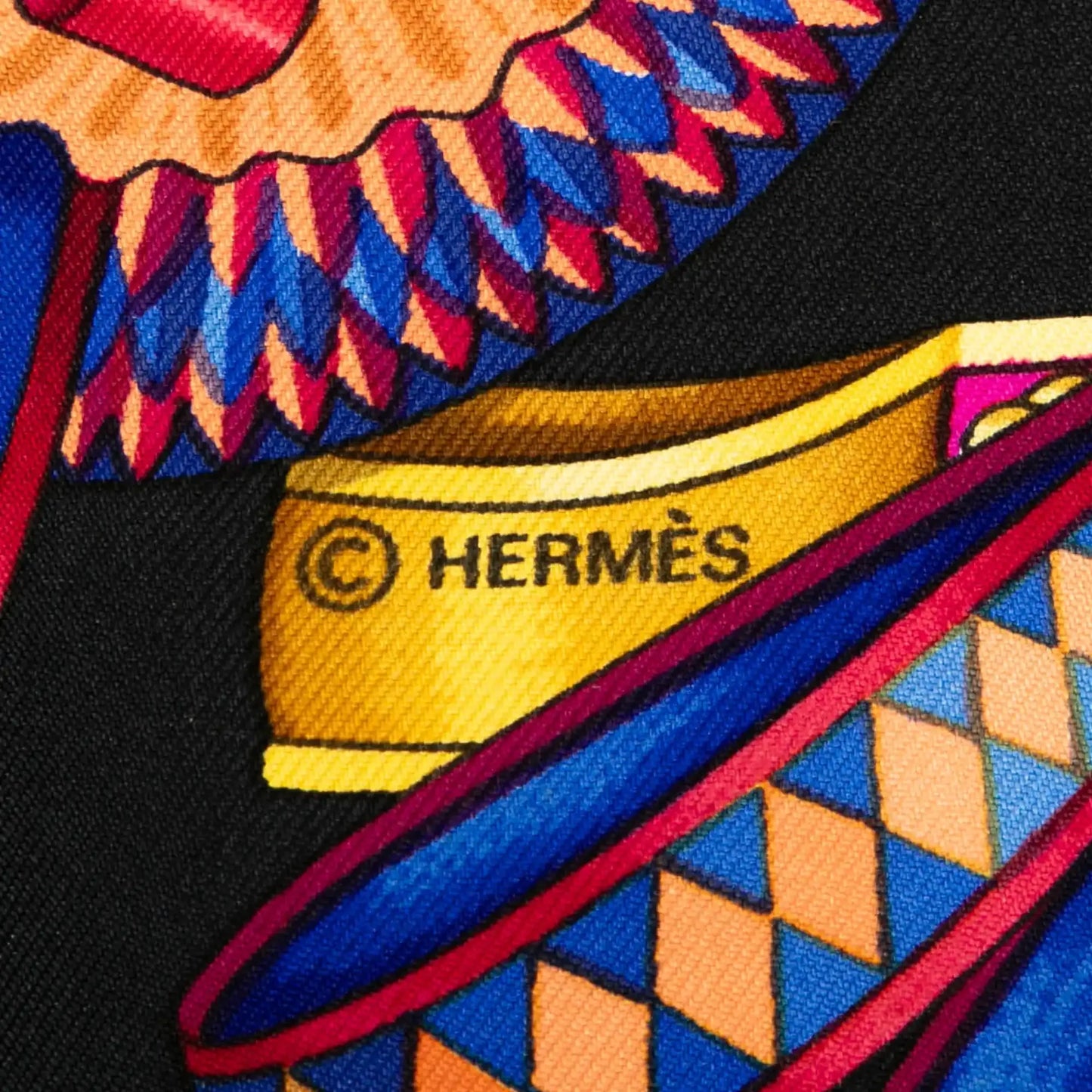 Hermès Les Rubans du Cheval Silk Scarf 90