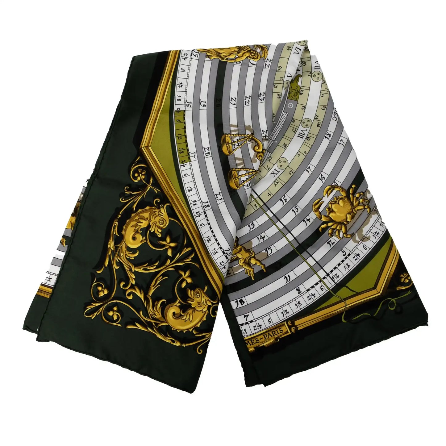 Hermès Astrologie Dies et Hore Silk Scarf 90