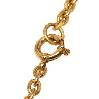 Chanel Gold Plated Triple CC Pendant Necklace