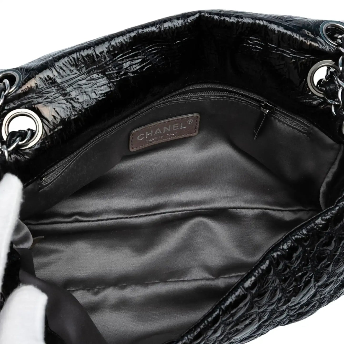 Chanel Vinyl Rock In Moscow Single Flap