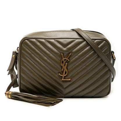Saint Laurent Matelasse Leather Monogram Lou Camera Bag