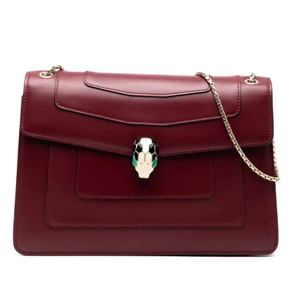 Bvlgari Medium Calfskin Serpenti Forever Shoulder Bag