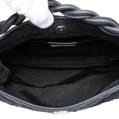 Ferragamo Gancini Canvas Handbag