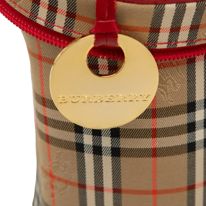 Burberry Haymarket Check Canvas Vanity Bag