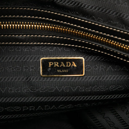 Prada Canvas Canapa Logo Tote
