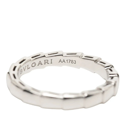 Bvlgari 18K White Gold Serpenti Viper Ring
