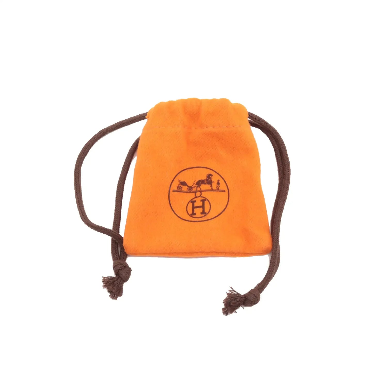 Hermès Sterling Silver Evelyne Eclipse Pendant Necklace