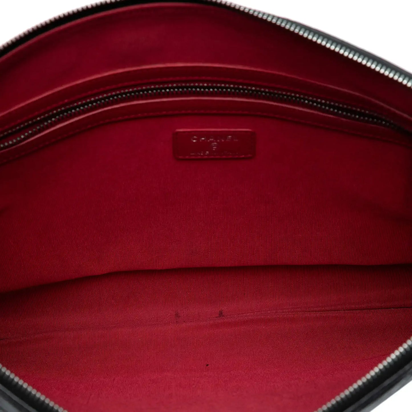 Chanel Large Aged Calfskin Gabrielle O Case Clutch