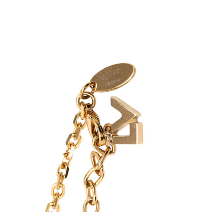 Louis Vuitton Gold Plated Charmy Pearl Necklace