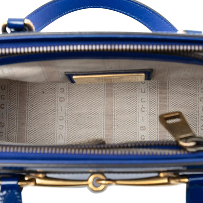Gucci Patent Bright Bit Satchel