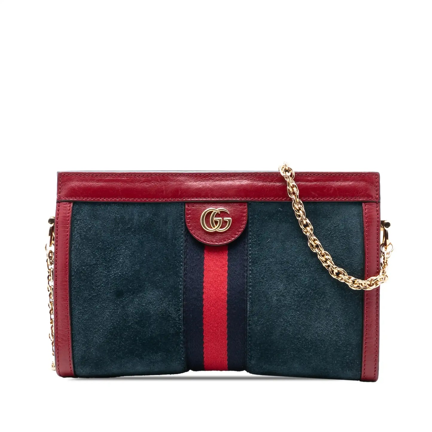 Gucci Small Suede Ophidia Chain Crossbody