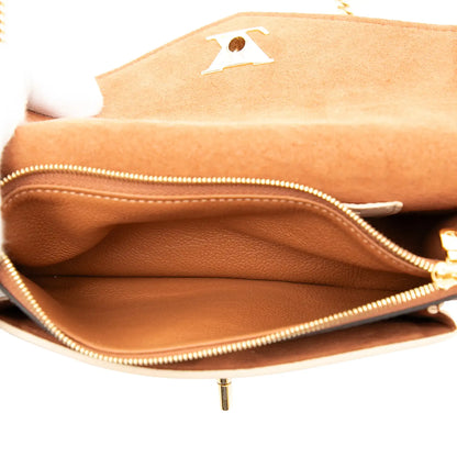 Louis Vuitton Bicolor Leather MyLockMe Chain Pochette