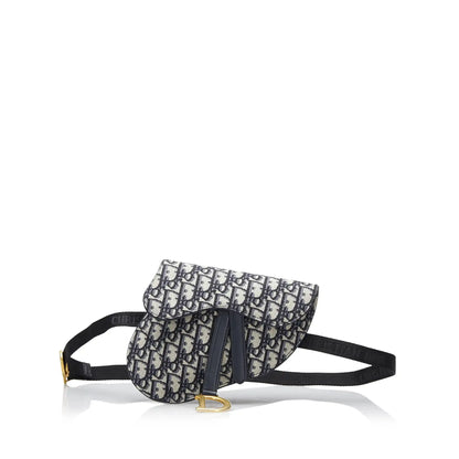 Dior Oblique Canvas Saddle Belt Bag