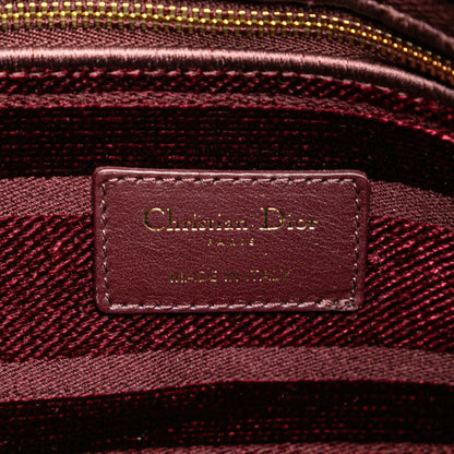 Dior Medium Velvet Cannage Lady D Lite