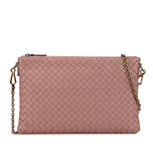 Bottega Veneta Nappa Intrecciato Wallet On Chain