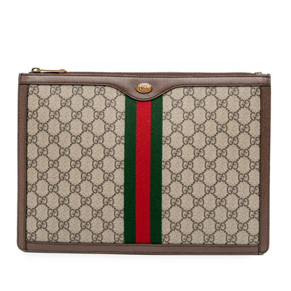 Gucci GG Supreme Ophidia Clutch