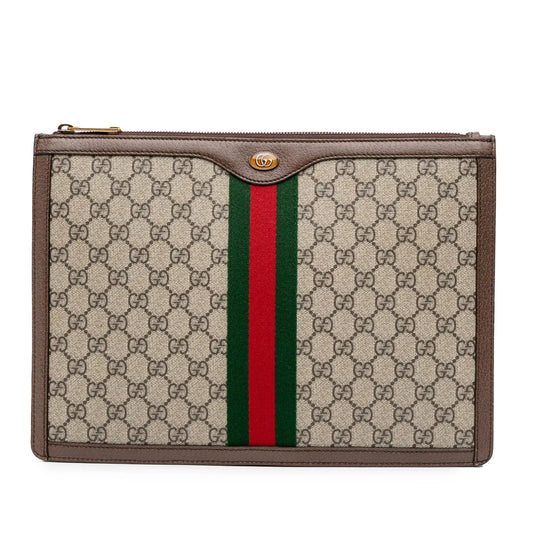 Gucci GG Supreme Ophidia Clutch