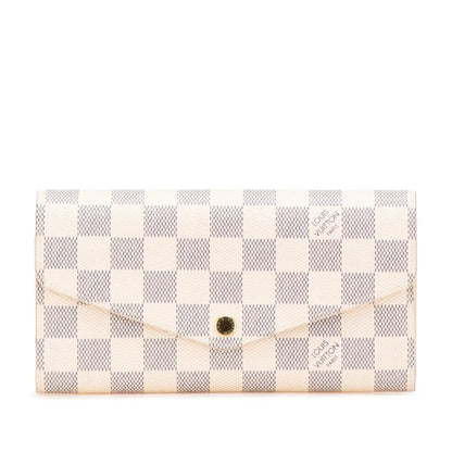 Louis Vuitton Damier Azur Sarah Long Wallet