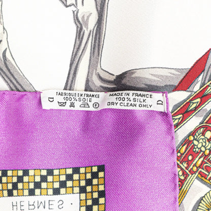 Hermès Harnais Francais Premier Empire Silk Scarf