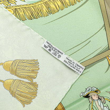 Hermès Vue Du Carrosse De La Galere La Reale Silk Scarf