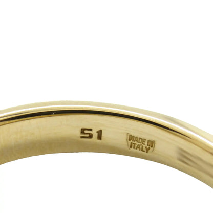 Bvlgari 18K Yellow Gold Mother of Pearl and Onyx Ring