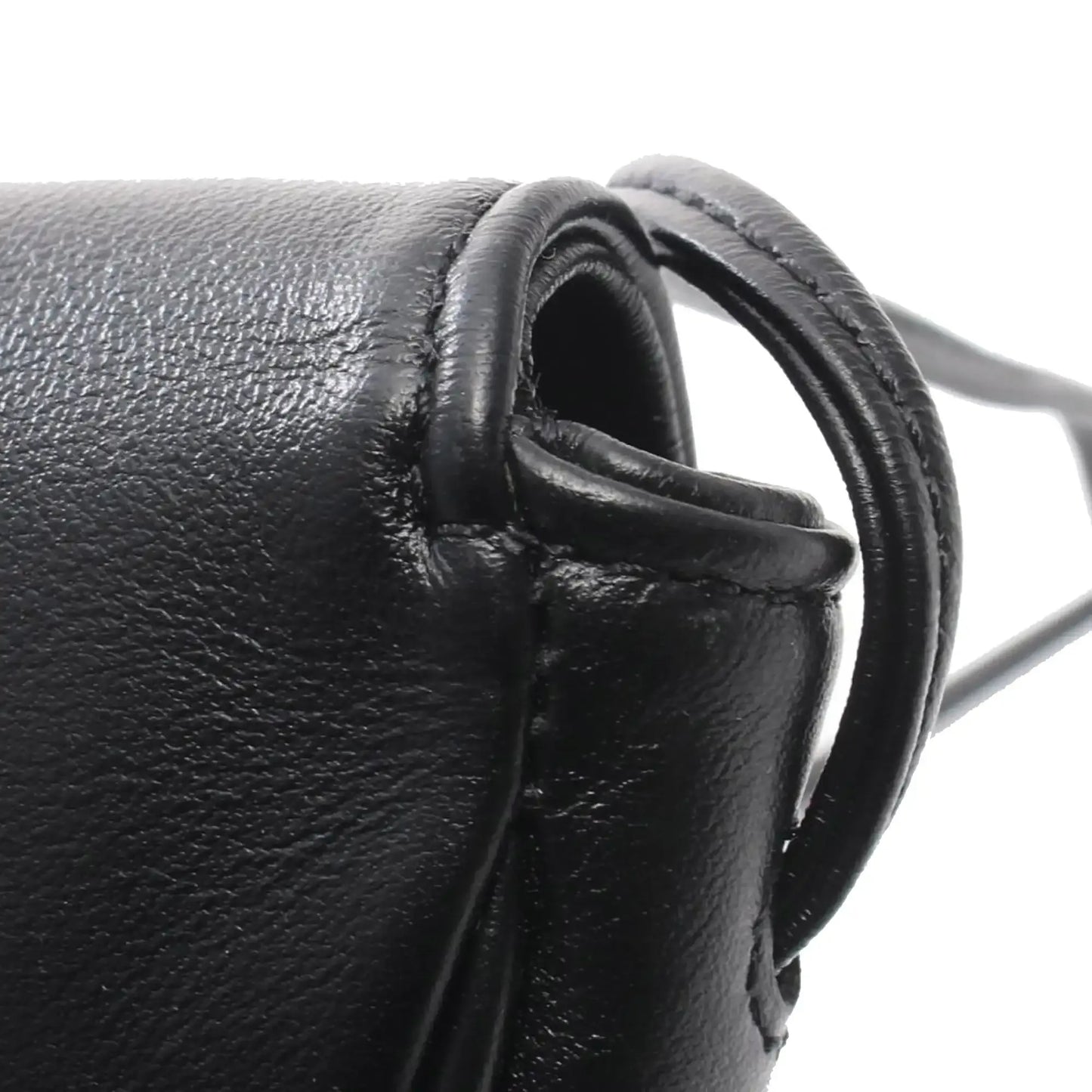 Celine Smooth Calfskin Logo Triangle Crossbody