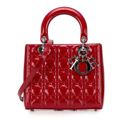 Dior Medium Patent Cannage Lady