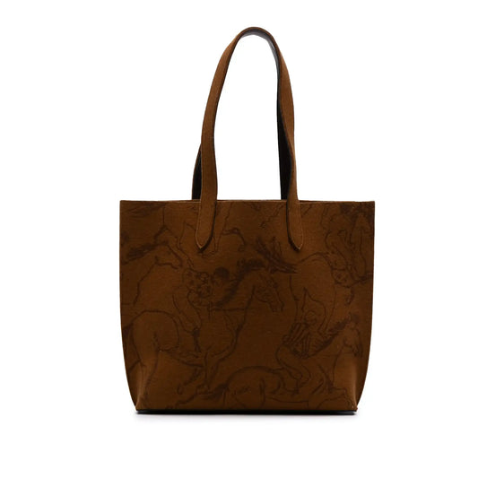 Hermès Printed Felt Carrimi Tote MM