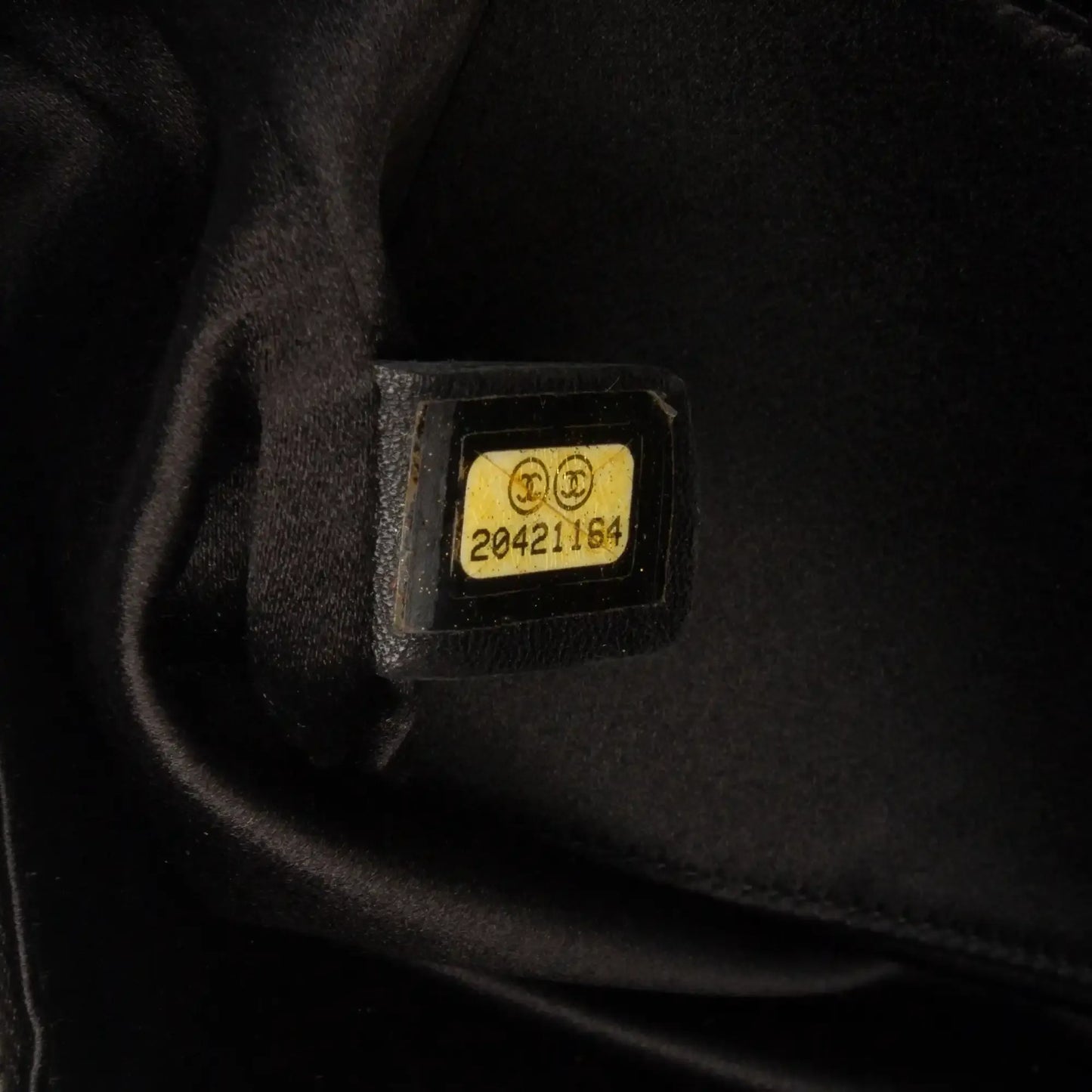 Chanel Quilted Laminated Fabric Chain Evening Crossbody