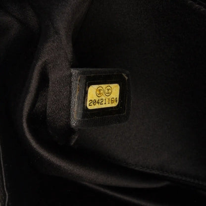 Chanel Quilted Laminated Fabric Chain Evening Crossbody