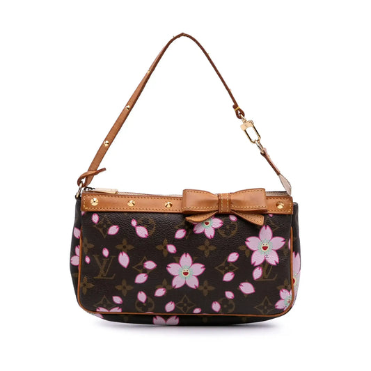 Louis Vuitton Takashi Murakami Monogram Cherry Blossom Pochette Accessoires