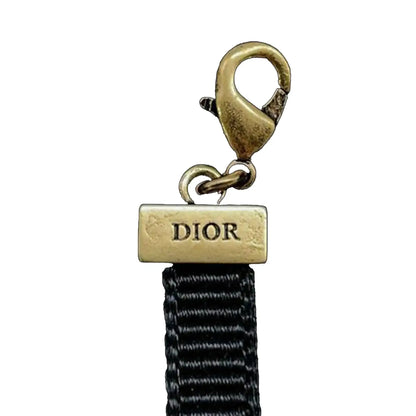Dior Nylon Grosgrain Ribbon JAdior Choker Necklace