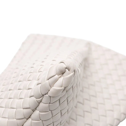 Bottega Veneta Lambskin Padded Intreccio Crisscross Clutch