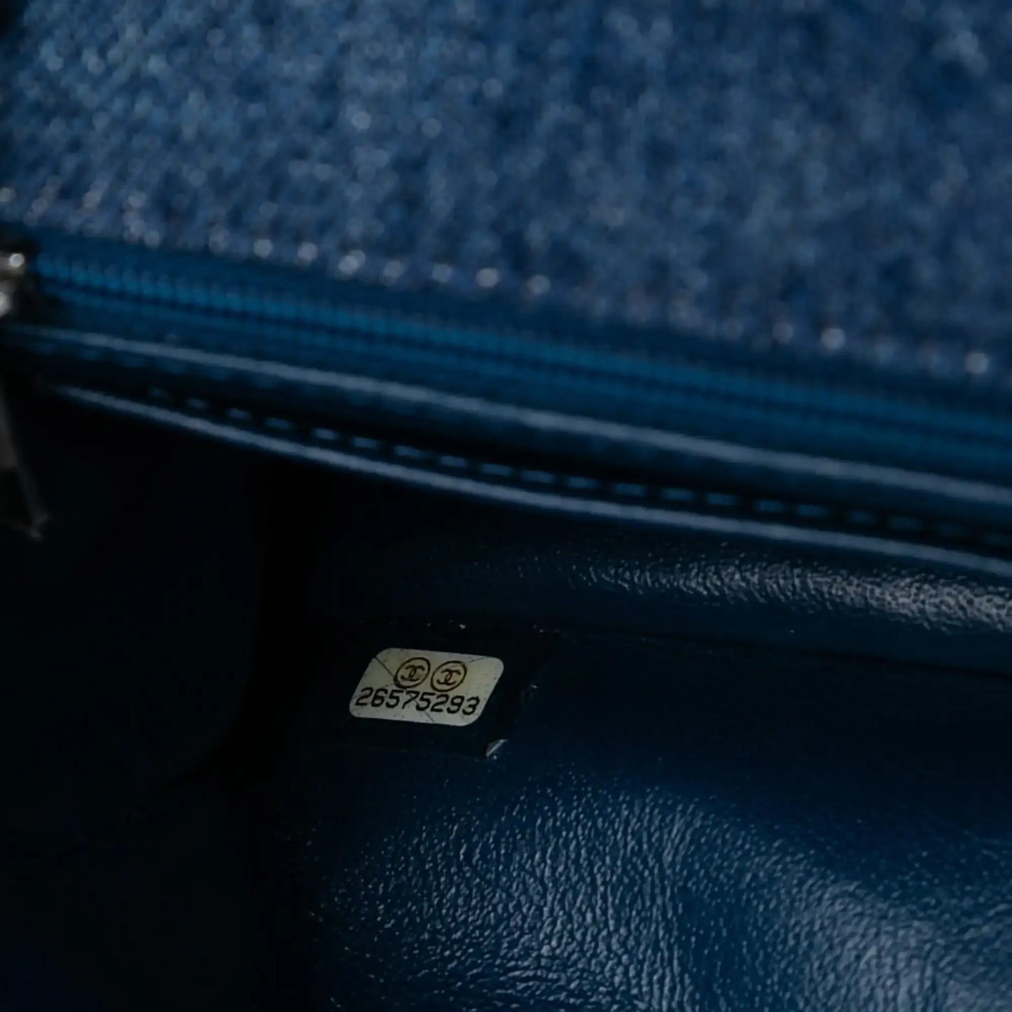 Chanel Mini Rectangular Classic Denim Braided Single Flap