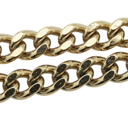 Chanel Gold Plated Resin CC Rhinestones Pendant Necklace
