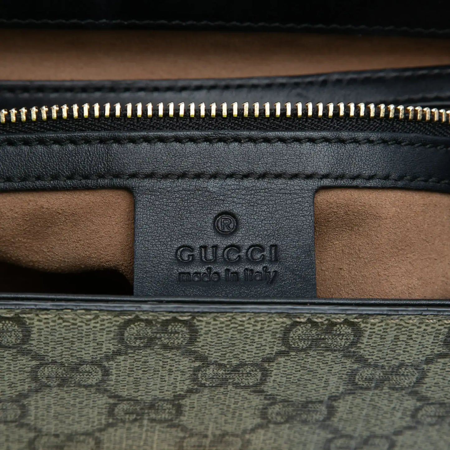 Gucci Small GG Supreme Padlock Satchel