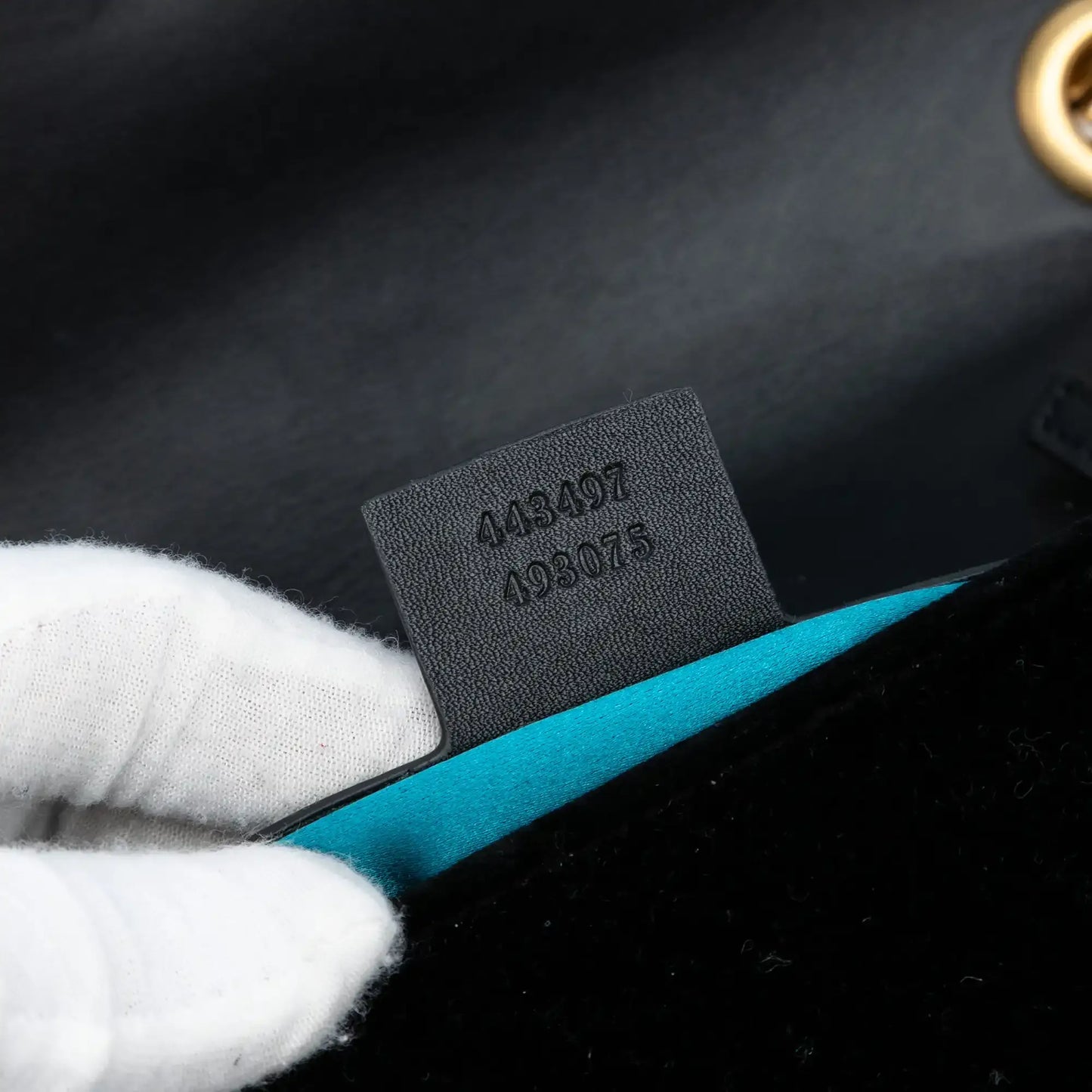 Gucci Medium GG Marmont Matelasse Velvet Sequin Embellished Shoulder Bag