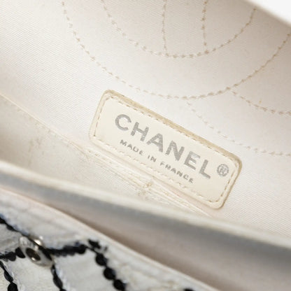 Chanel Reissue 2.55 Quilted Sequined Mesh Double Flap 225