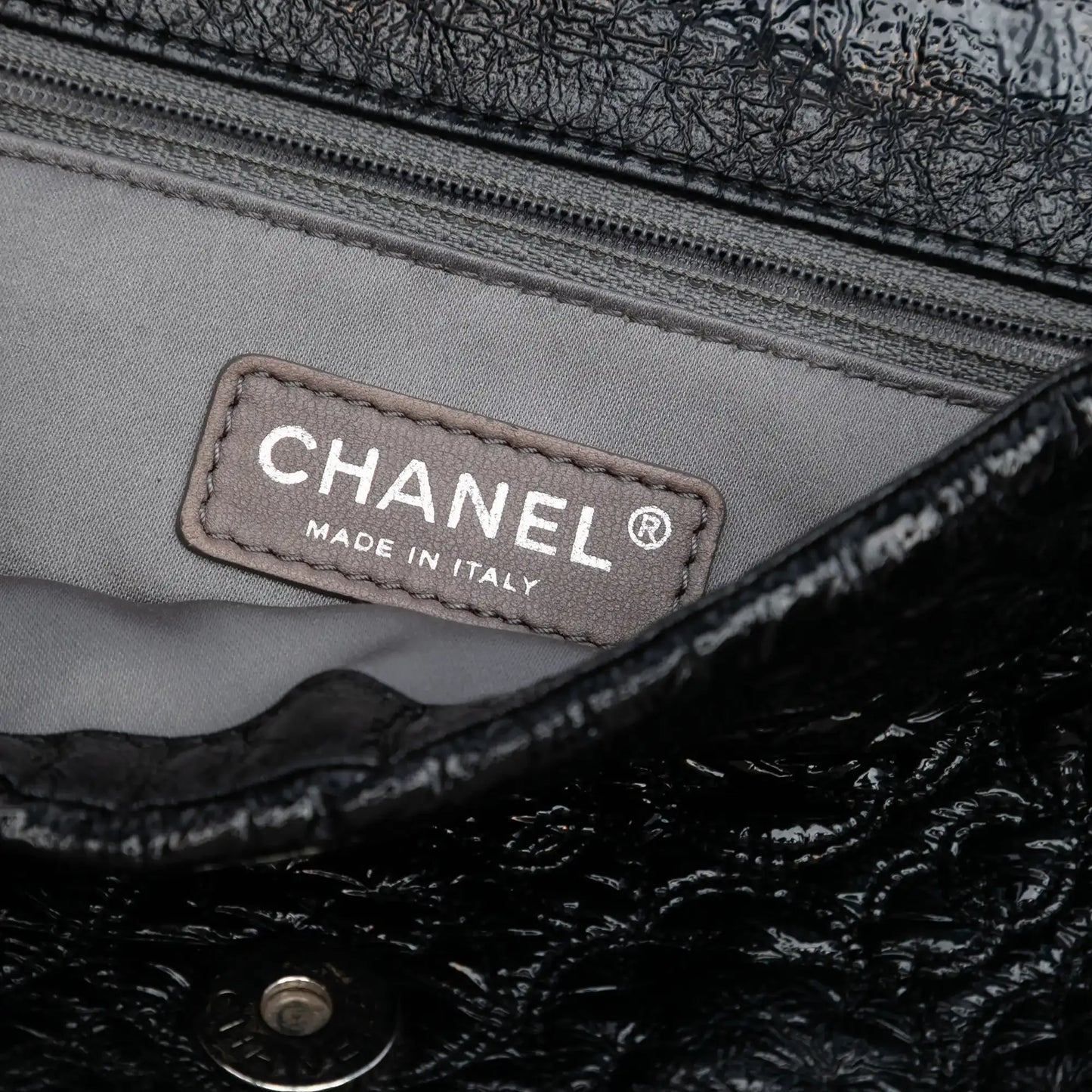 Chanel Vinyl Rock In Moscow Single Flap