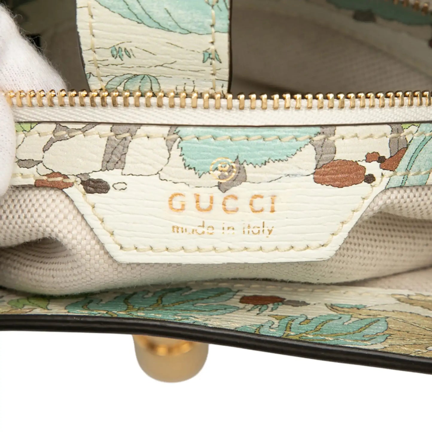 Gucci Small Calfskin Tiger Jackie 1961 Crossbody