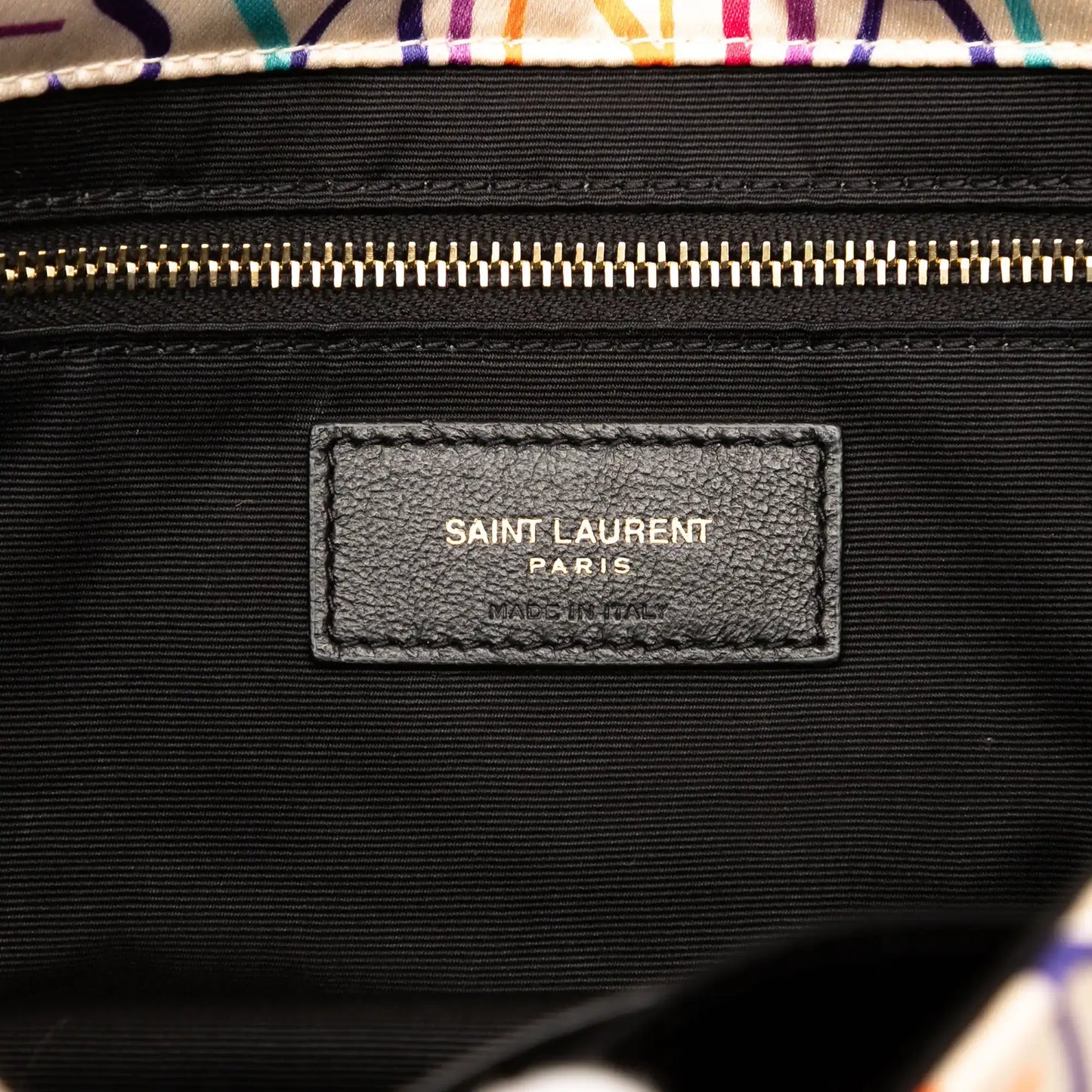 Saint Laurent Medium Silk Carre Rive Gauche Print Patchwork Jamie Shoulder Bag