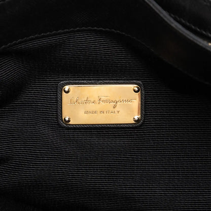 Ferragamo Nylon Gancini Satchel