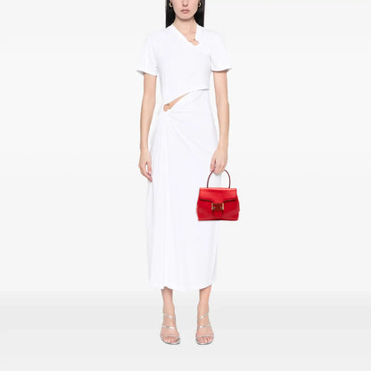 Prada Vitello Lux Embleme Top Handle Bag