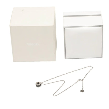 Chanel 18K White Gold Ceramic Ultra Necklace