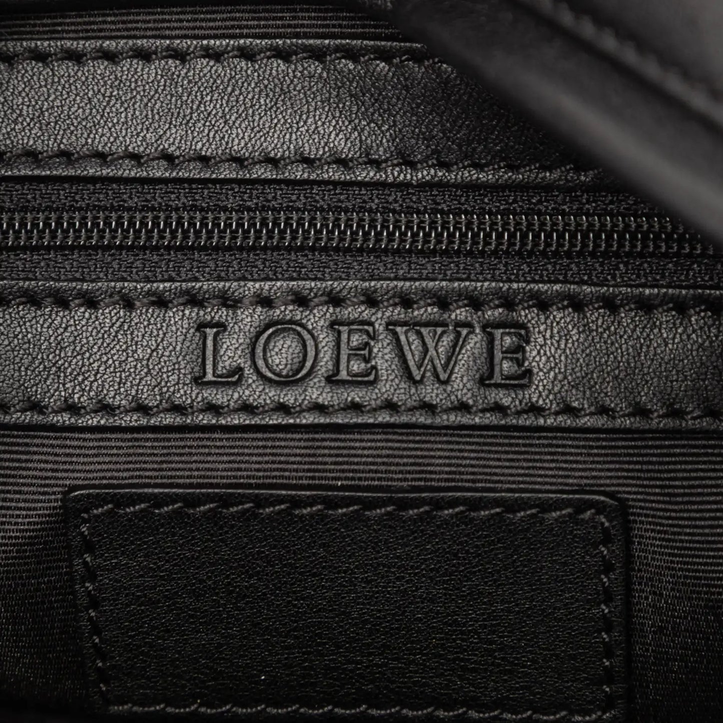 Loewe Leather Anagram Clutch