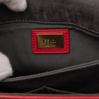 Fendi Leather 3Baguette Shoulder Bag