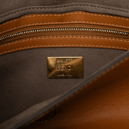 Fendi Vitello Grace FF 1974 Baguette Crossbody