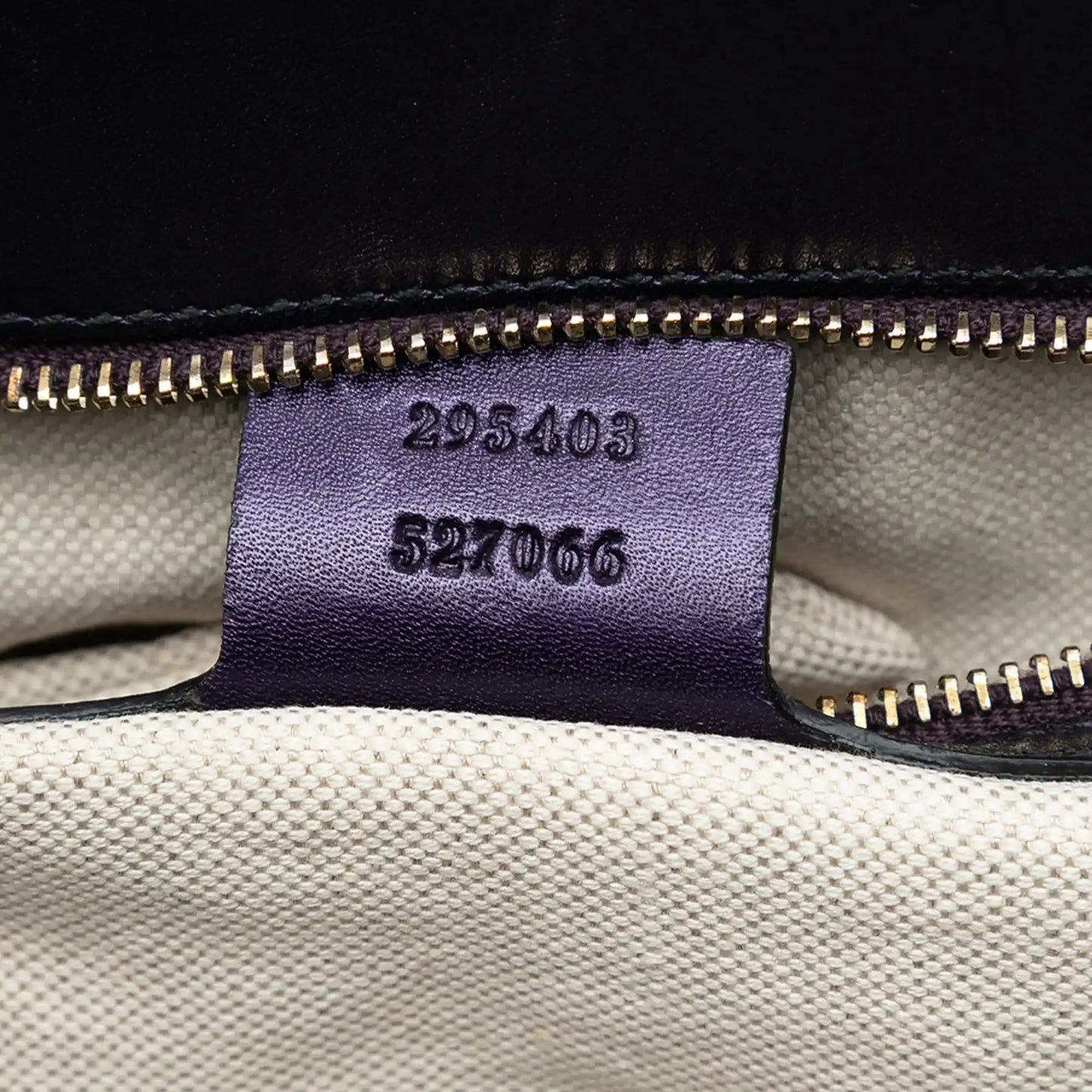 Gucci Large Guccissima Patent Emily Shoulder Bag